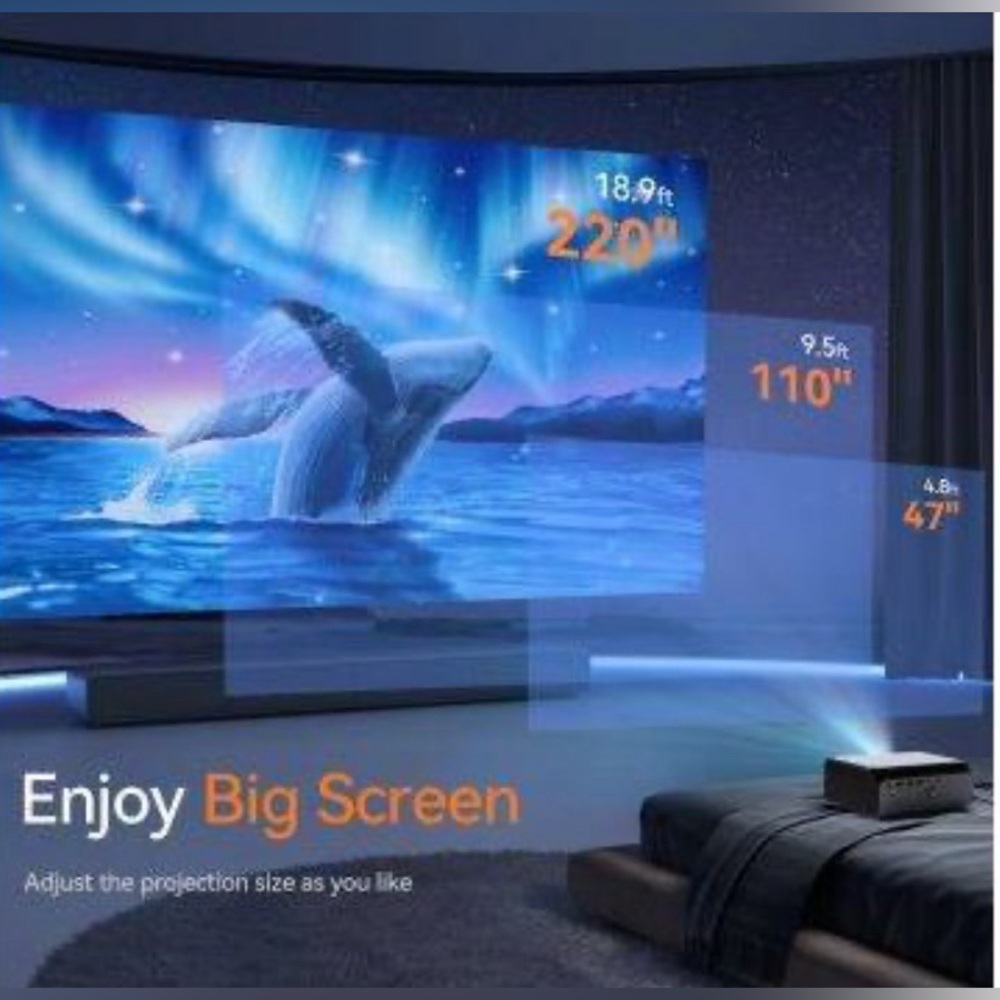 Projector with screen - Picture 9 of 16